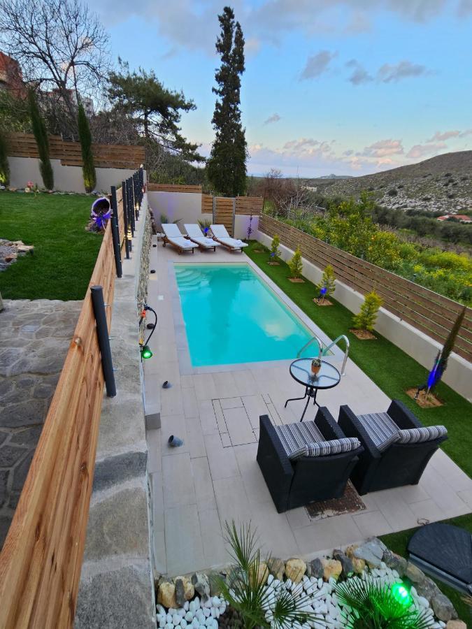 Elia Paradise Villa With Private Pool Iraklio Eksteriør bilde